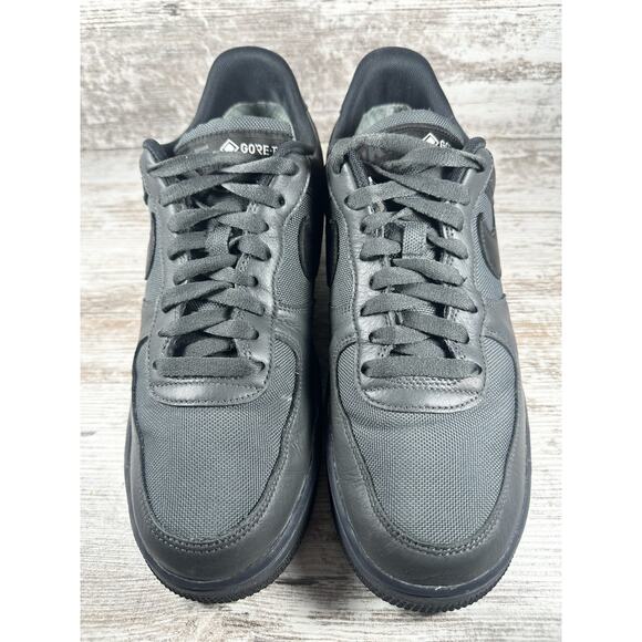 Men\'s Nike Air Force 1 GTX Black Low Top Sneakers Sz 10 EUC! main image 11